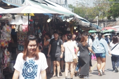Streetfood und Shopping in Bangok am Chatuchak market
