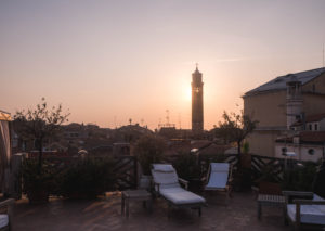 Sonnenuntergang-Venedig
